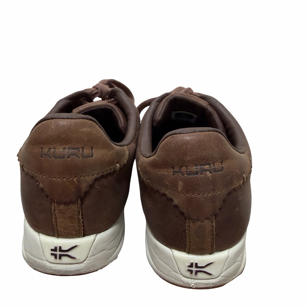 Kuru Roam Classic Court Leather Lace Up Sneaker Mens US 12 EU 46 Clove Brown - Picture 9 of 16